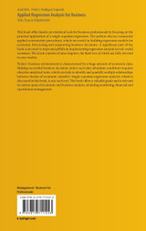Applied Regression Analysis for Business