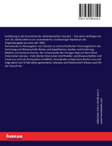 Einführung in die Geschichte der altkatalanischen Literatur