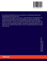 Die analytische Zahlentheorie