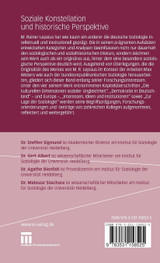 Soziale Konstellation und historische Perspektive