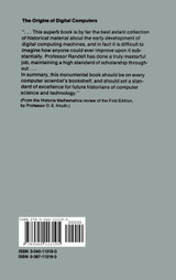 The Origins of Digital Computers