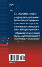 Topics in Acoustic Echo and Noise Control