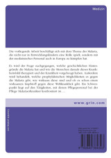 Malaria die Königin der Tropenkrankheiten. Prophylaxe- und Therapiemöglichkeiten