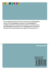 Erlebnispädagogik im Jugendstrafvollzug Erlebnispädagogik im Jugendstrafvollzug