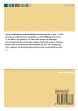 Die bilanzielle Abbildung von Emissionsrechten nach handelsrechtlichen Vorschriften Die bilanzielle Abbildung von Emissionsrechten nach handelsrechtlichen Vorschriften