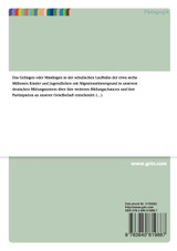 Deutsch als Zweitsprache - Eine Herausforderung an die Aus- und Fortbildung von Lehrkräften für Chancengleichheit von Kindern mit Migrationshintergrund