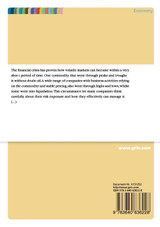Hedging Energy Risks with Derivative Instruments in Oil Trading Hedging Energy Risks with Derivative Instruments in Oil Trading