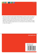 Human Rights in China and Europe