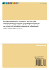 M&A bei mittelständischen Unternehmen M&A bei mittelständischen Unternehmen