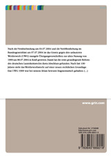 Die Auswirkungen des Neuen UWG auf die Medien Die Auswirkungen des Neuen UWG auf die Medien