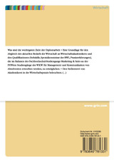 Berufsimage und Berufsprofil von Akademikern im Bereich von Marketing & Sales