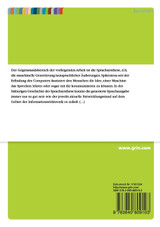 Die Verwendung spezieller Einheiten zur Generierung flektierter Wortformen in der konkatenativen Sprachsynthese