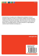 Demokratie und Partizipation Demokratie und Partizipation