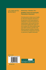 Modelling Critical and Catastrophic Phenomena in Geoscience