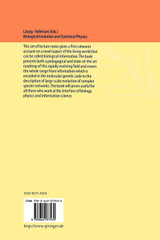 Biological Evolution and Statistical Physics