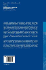 Quantum Kinetics in Transport and Optics of Semiconductors Quantum Kinetics in Transport and Optics of Semiconductors