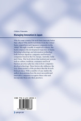 Managing Innovation in Japan Managing Innovation in Japan