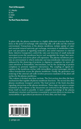 The Plant Plasma Membrane