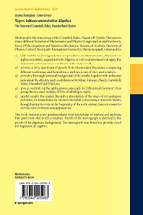 Topics in Noncommutative Algebra