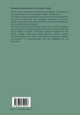 Molecular Mechanisms of Hormone Action Molecular Mechanisms of Hormone Action