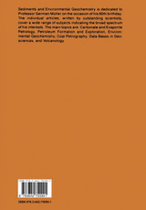 Sediments and Environmental Geochemistry Sediments and Environmental Geochemistry