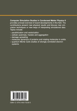 Computer Simulation Studies in Condensed Matter Physics II