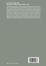 Readings in Multiple Criteria Decision Aid Readings in Multiple Criteria Decision Aid