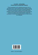 Chemical Water and Wastewater Treatment Chemical Water and Wastewater Treatment