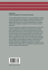 Universal Algebra for Computer Scientists