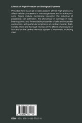 Effects of High Pressure on Biological Systems Effects of High Pressure on Biological Systems
