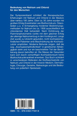 Bedeutung von Natrium und Chlorid für den Menschen Bedeutung von Natrium und Chlorid für den Menschen