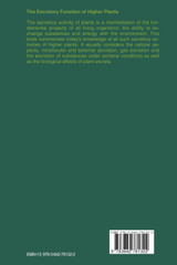 The Excretory Function of Higher Plants