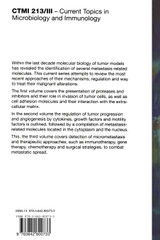 Attempts to Understand Metastasis Formation III Attempts to Understand Metastasis Formation III