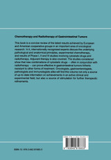 Chemotherapy and Radiotherapy of Gastrointestinal Tumors