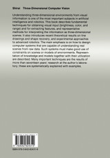 Three-Dimensional Computer Vision