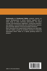 Nonlinearity in Condensed Matter