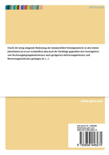 Die Bilanzierung von immateriellen Vermögenswerten mit unbestimmter Nutzungsdauer nach HGB und IFRS Die Bilanzierung von immateriellen Vermögenswerten mit unbestimmter Nutzungsdauer nach HGB und IFRS