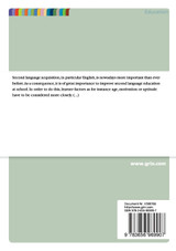 The Age-Factor in Second Language Acquisition.  Is There a Critical Period?