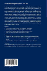 Financial Stability Policy in the Euro Zone