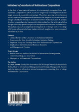 Initiatives by Subsidiaries of Multinational Corporations Initiatives by Subsidiaries of Multinational Corporations
