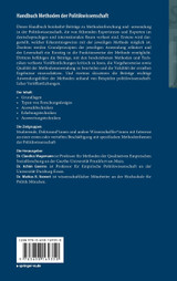 Handbuch Methoden der Politikwissenschaft Handbuch Methoden der Politikwissenschaft
