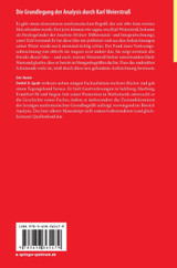 Die Grundlegung der Analysis durch Karl Weierstraß