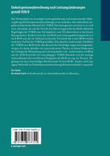Einheitspreisneuberechnung nach Leistungsänderungen gemäß VOB/B Einheitspreisneuberechnung nach Leistungsänderungen gemäß VOB/B