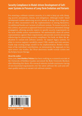 Security Compliance in Model-driven Development of Software Systems in Presence of Long-Term Evolution and Variants
