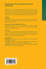 Projektorientierte Lehre an Hochschulen angewandter Wissenschaften