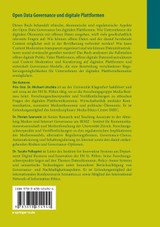 Open Data Governance und digitale Plattformen