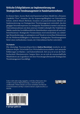 Kritische Erfolgsfaktoren zur Implementierung von Strategischem Trendmanagement in Handelsunternehmen Kritische Erfolgsfaktoren zur Implementierung von Strategischem Trendmanagement in Handelsunternehmen