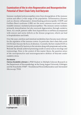 Examination of the in vitro Regenerative and Neuroprotective Potential of Short Chain Fatty Acid Butyrate