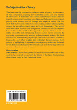 The Subjective Value of Privacy