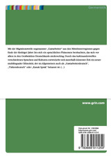 Kiezdeutsch. Multiethnolekt und Ausdruck soziokultureller Identität Kiezdeutsch. Multiethnolekt und Ausdruck soziokultureller Identität